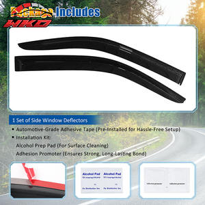 Pare-soleil et pare-pluie en acrylique pour Nissan Frontier 05-21, cabine étendue - Product Image 6