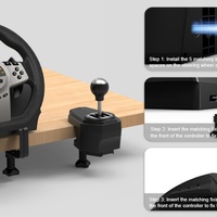 Volant de course pour PS4, volant pour Xbox/PC, volant de jeu