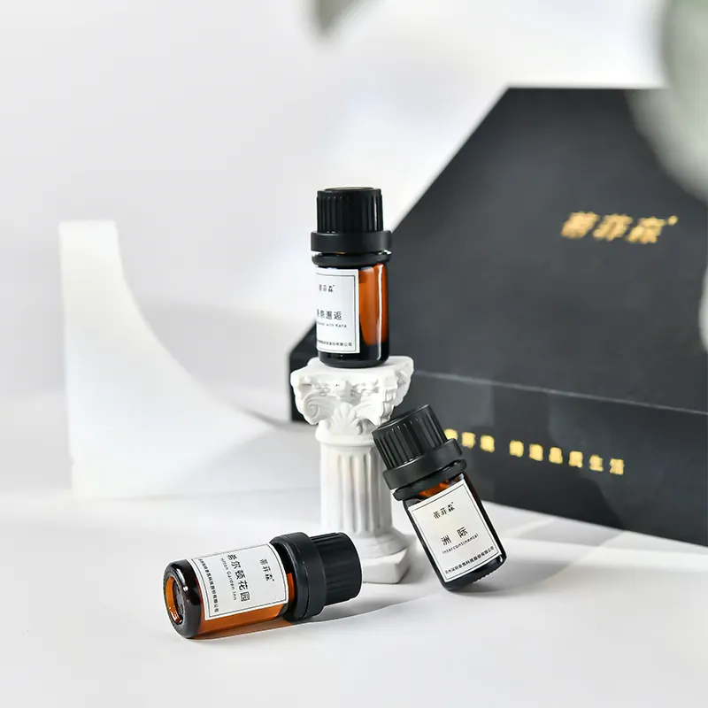 Juego de regalo de muestra de fragancia de aceite esencial NEEIND, paquete individual, varios aromas, marca personalizada