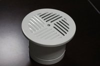 Évent circulaire de registre d'air de tourbillon de diffuseur de plancher rond en aluminium réglable pour des systèmes de la CAHT