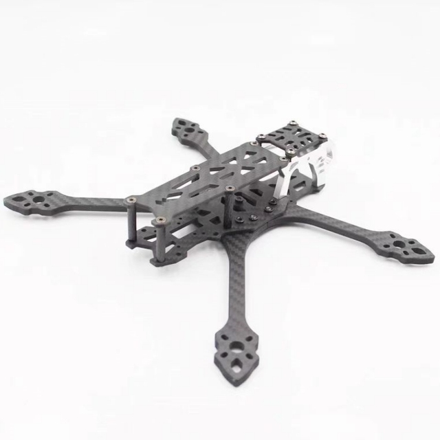 QYHY FPV Drone Frames 5 Inch Carbon Fiber Black for Freestyle FPV Racing Drone Compatible with CADDX VISTA/Air Unit