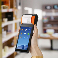 Terminal de point de vente mobile Android 12 4G, système de point de vente portable, imprimante thermique de reçus 58 mm, WIFI, Bluetooth
