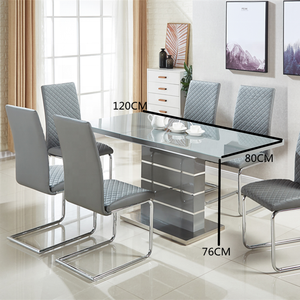 Adam Bộ Bàn Ăn Bán Chạy Đồ Nội Thất Phòng Ăn Hiện Đại Bàn Và 6 Ghế Có Kích Thước Mở Rộng - Product Image 2