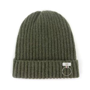 Gorro de punto de estilo Hip Hop, gorro de invierno de gran tamaño para esquiar, tejido de Color sólido, Unisex - Product Image 3