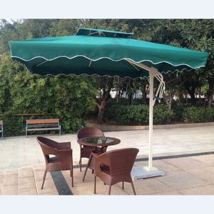 Parapluie d'extérieur personnalisé avec logo, livraison immédiate, plusieurs couleurs, plusieurs tailles, cadre en aluminium durable, polyester 280 g/m², forme carrée, imperméable - Product Image 4