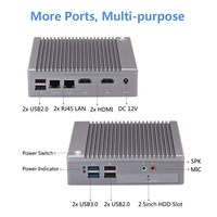Mini PC Industrial RK3588 AI Edge Gateway de 8 Núcleos y 64 Bits, Video 8K, Doble LAN, Ubuntu, Android, Linux para Visión Artificial y Computación en el Borde