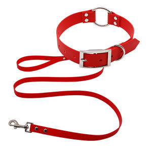 Arnés de nailon para perros, collares recubiertos de PVC, correas personalizadas <span class=keywords><strong>XS</strong></span> pequeñas/medianas/grandes de plástico, características ajustables de cuero similares - Product Image 5