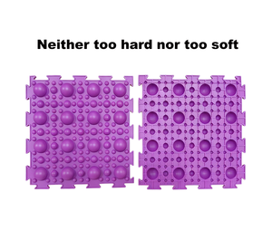 Trẻ em của áp lực xúc giác ngón tay plantar massage mat mềm Silicone áp lực Tấm Cảm giác Đào tạo nhà châm cứu điểm - Product Image 6