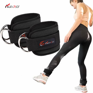 Tali pergelangan kaki dapat disesuaikan, latihan kaki <span class=keywords><strong>Gym</strong></span> kekuatan kebugaran olahraga EVA tali pergelangan kaki untuk mesin kabel - Product Image 2
