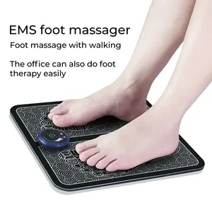 Massaggiatore plantare elettrico USB di alta qualità prodotti sanitari con scatola 6 modalità 9 marce massaggiatore plantare Ems portatile