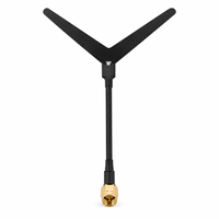 Antenne de drone FPV 5dBi 1,2 GHz 1050-1380 MHz avec câble RG141 et connecteur SMA mâle pour transmission vidéo UAV