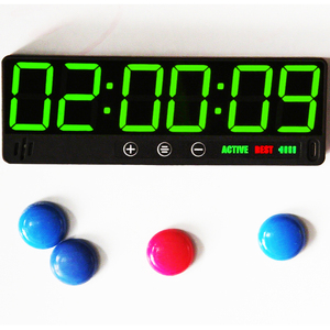 Cheetie cp50a pin Powered Nhỏ kỹ thuật số Đồng hồ bơi lập trình tập thể dục lặp lại đếm 6 chữ số dẫn đồng hồ tốc độ - Product Image 5