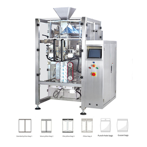 Máquina automática de embalaje de pesaje de pesadora multicabezal de tuercas granuladas, máquinas de embalaje multifunción de bolsa de sellado trasero de pie - Product Image 3
