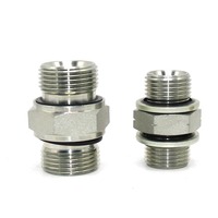 BSP mâle CAPTIVE SEAL BSP filetage mâle raccord droit raccords de Tube adaptateur de tuyau hydraulique 1B adaptateurs hydrauliques raccords