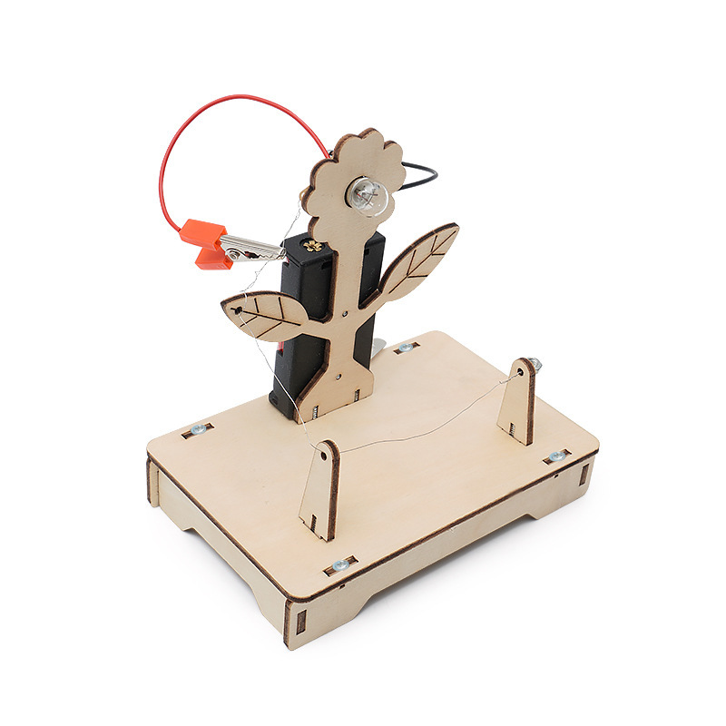 Lámpara de brillo de madera DIY