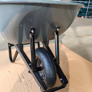 Heavy Duty 16x4,00-8 Rueda de goma neumática Carretilla Construcción 200KG Carretilla <span class=keywords><strong>Metal</strong></span> Hormigón Usa <span class=keywords><strong>100L</strong></span> 6ft Carretilla - Product Image 5