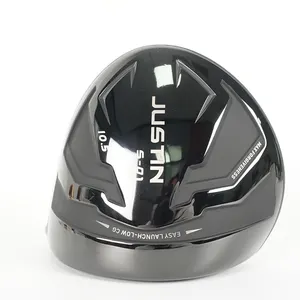 Disesuaikan #1 hitam 460cc Titanium disesuaikan tongkat Golf 10.5 Driver Pria klub kepala Driver Golf