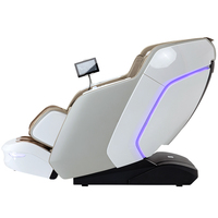 Jingtop Luxe Pliable Commande Vocale Coque ABS Thaïlandaise Électrique Extensible Shiatsu Pétrissage du Dos Corps Entier Gravité Zéro 4D