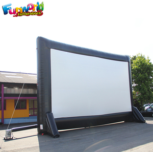 Pantalla de <span class=keywords><strong>cine</strong></span> inflable de grado comercial, pantalla de proyector para <span class=keywords><strong>cine</strong></span> al aire libre, duradera, 3x2 metros - Product Image 1