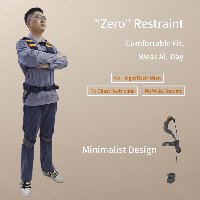 Professional Industrial Powered Exoskeleton for Heavy Lifting, Ergonomic Waist Support Robot for Warehouse & Logistics