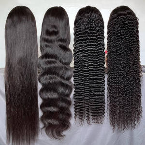 Vendor Raw Brazilian 13x6 HD Swiss Human Hair Transparent Lace Front <strong>Wig</strong> <strong>Deep</strong> <strong>Wave</strong> HD Lace Frontal <strong>Wig</strong> for Black Women - Product Image 4
