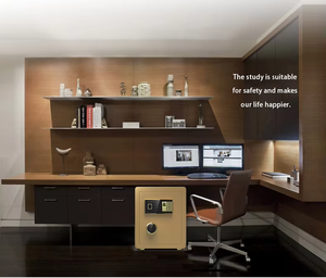 Coffre-fort antivol robuste à empreinte digitale, avec mot de passe numérique, armoire de sécurité en acier, écologique, résistant à la rouille, pour la maison et le bureau - Product Image 4