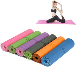 Bolster de yoga en TPE écologique et inodore, durable, absorbant les chocs, antidérapant, épais et portable pour la musculation et le fitness à domicile pour adultes - Product Image 1