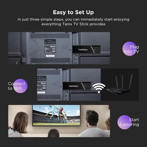 Vente en gros d'usine OEM 8K Ultra HD Holabox T600 4K <span class=keywords><strong>IP</strong></span> TV Sticks <span class=keywords><strong>Android</strong></span> 14.0 2GB 16GB <span class=keywords><strong>Android</strong></span> IPTV Dongle <span class=keywords><strong>Box</strong></span> avec télécommande BT WIFI - Product Image 5