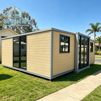 Conteneur de bureau mobile robuste de 20 pieds, préfabriqué, étanche et extensible, pour l'hébergement du personnel des sites miniers