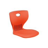 Panneau en plastique PP multicolore moderne de couleur fixe pour chaises de bureau empilables en fer et en métal