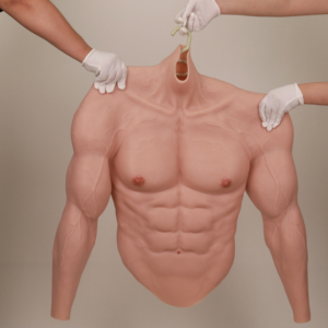 Traje de <span class=keywords><strong>Silicona</strong></span> de Alta Elasticidad con Textura Muscular Realista, para Actuaciones y Juegos de Rol Masculinos, Prenda Moldeadora para Hombre - Product Image 4