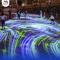Logiciel de projection mobile interactif Mayeter pour jeux de sol extérieurs tout-en-un avec cartographie vidéo 3D, coque métallique, plus de 80 jeux