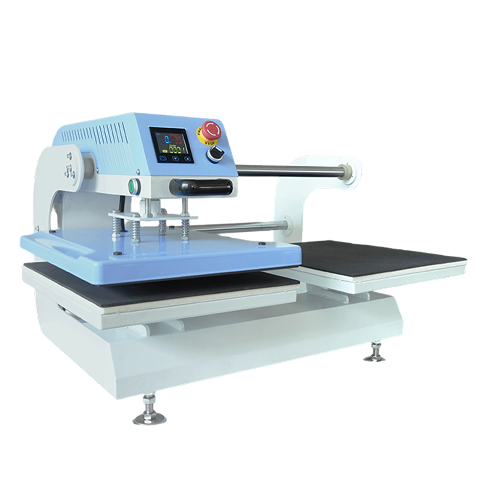 electric double station automatic heat press