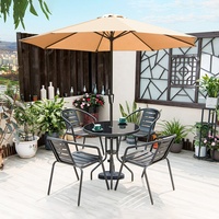 Meubles de jardin d'extérieur, parasols de balcon et de terrasse, tables et chaises avec parasol, ensemble de jardin, parasols d'extérieur, grande taille
