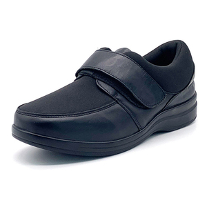 Meilleure qualité orthopédique chaussures en cuir médical Patients diabétiques orteil de sécurité semelle intérieure en caoutchouc printemps automne modèle large oedème chaussures - Product Image 1
