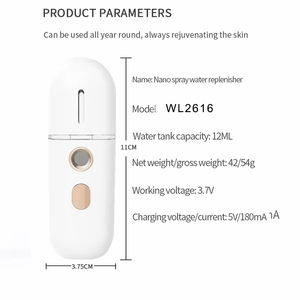 2024 <strong>Handheld</strong> <strong>Mini</strong> Vaporizer Nano Face <strong>Mist</strong> <strong>Water</strong> Humidifier Mister <strong>Spray</strong> Usb <strong>Portable</strong> Facial <strong>Mist</strong> Sprayer - Product Image 6