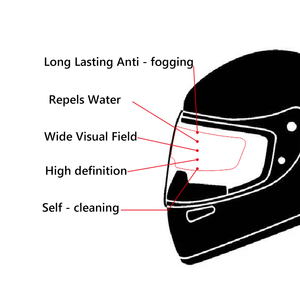 2021 popolari Accessori Moto Anti Fog Impermeabile <span class=keywords><strong>Pellicola</strong></span> per il Casco del Casco Impermeabile <span class=keywords><strong>Pellicola</strong></span> Anti Fog <span class=keywords><strong>Pellicola</strong></span> per Casco - Product Image 5