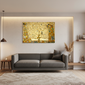Klimt's Tree of Life Canvas Print: Art Nouveau Wall Decor,<b>WRAPPED</b> CANVAS - Product Image 3
