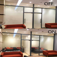 Film de verre intelligent Pdlc avec cadre en aluminium Pdlc en rouleau Télécommande Privacy Protect Magic Electric Smart Tint Film pour Windows