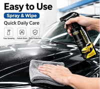 Spray de revêtement céramique nano pour voiture, protecteur de peinture hydrophobe, cire liquide, brillance élevée, hydrofuge, revêtement céramique pour voiture