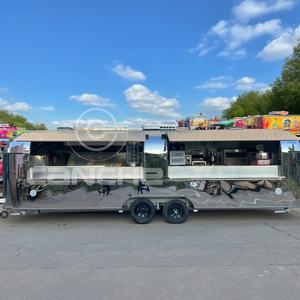 Camion de restauration mobile USA Mexique, chariot de pizza, barbecue, restauration rapide, camion, caravane avec cuisine - Product Image 1