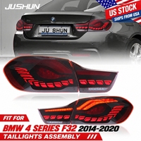 Feux arrière LED JUSHUN US Stock pour BMW Série 4 F32 2014-2020, ensemble de feux arrière OLED dynamiques à défilement, Plug and Play