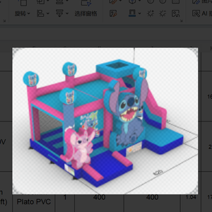 Maison de saut gonflable personnalisée, château gonflable de haute qualité avec <span class=keywords><strong>dragon</strong></span> moonwalk, à vendre - Product Image 1