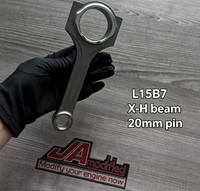 Bielle de connexion X-H L15B7 en acier forgé 4340, axe de 20 mm, boulon 3/8, entre centres de 140,8 mm pour mise à niveau moteur