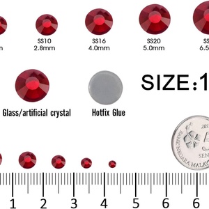 OLeeya Factory Pack de strass personnalisés Hotfix 14400pcs Crystal ab Strass pour costumes de danse et de mariage - Product Image 4