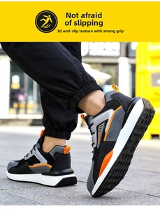 <span class=keywords><strong>Chaussures</strong></span> <span class=keywords><strong>de</strong></span> sécurité sportives légères pour hommes avec embout en acier, <span class=keywords><strong>vente</strong></span> directe OEM <span class=keywords><strong>de</strong></span> la marque GUYISA - Product Image 5