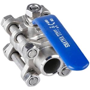 Vanne à bille en acier inoxydable Kequan 316 304, 1 pouce, soudée, manuelle, pour l'eau, Q61F 16P - Product Image 3