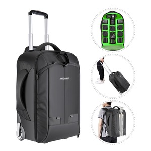 <span class=keywords><strong>Sac</strong></span> à dos convertible à roulettes pour appareil photo NEEWER (noir-rouge/noir-vert) - Product Image 2