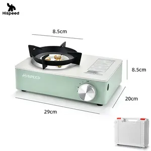 HISPEED 3 Burner Gas Stove 128G/H Copper Competitive Price Gas Cooker Stoves Camping Outdoor Cooking Set Equipment