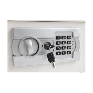 Serrure de coffre-fort à clé en acier pour la maison/le bureau avec crochets Boîte de verrouillage Pioch avec porte-clés Fabriqué en acier avec serrure électronique - Product Image 3